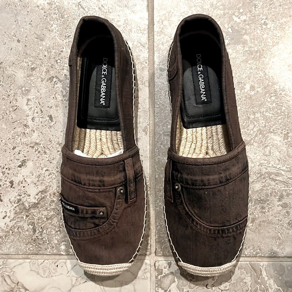 Dolce & Gabbana Men's Espadrille Flats, New, Size 42 - Picture 7 of 16